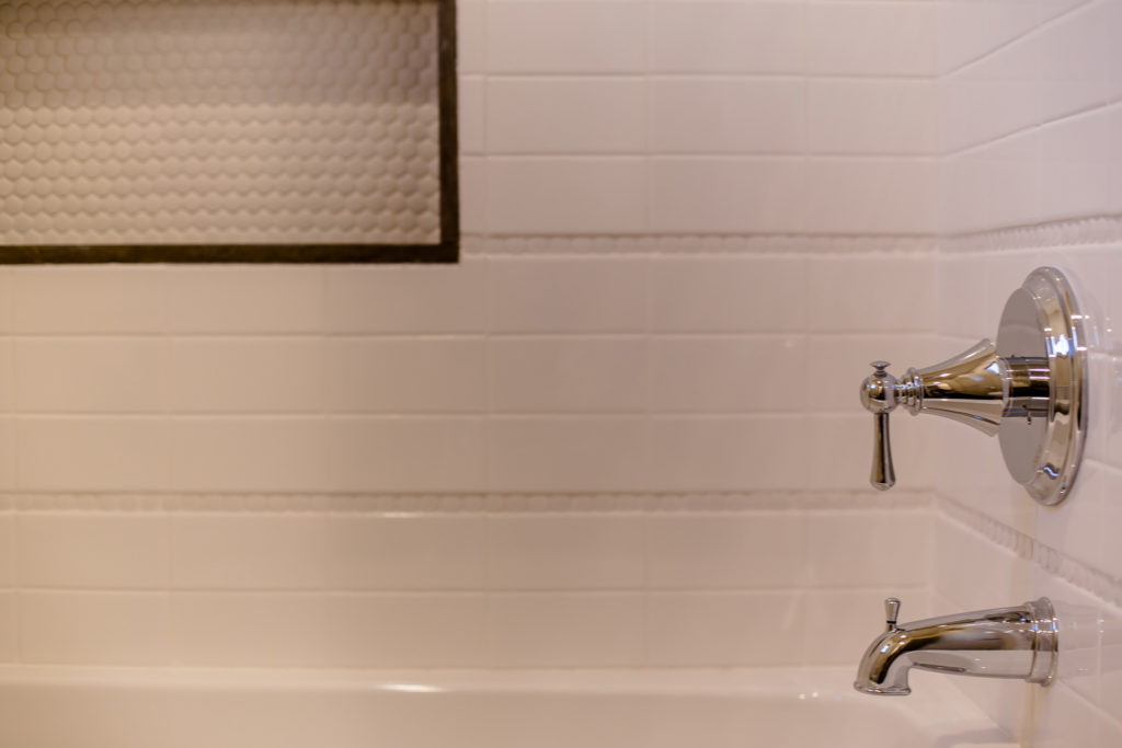 detailed tilework in a custom home