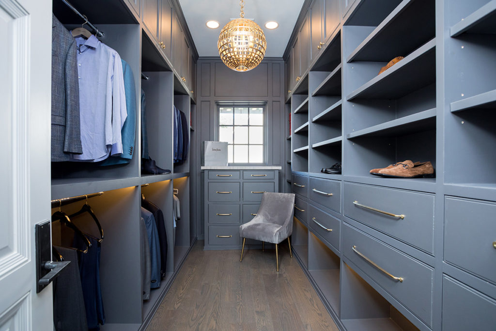 River Oaks custom his closet