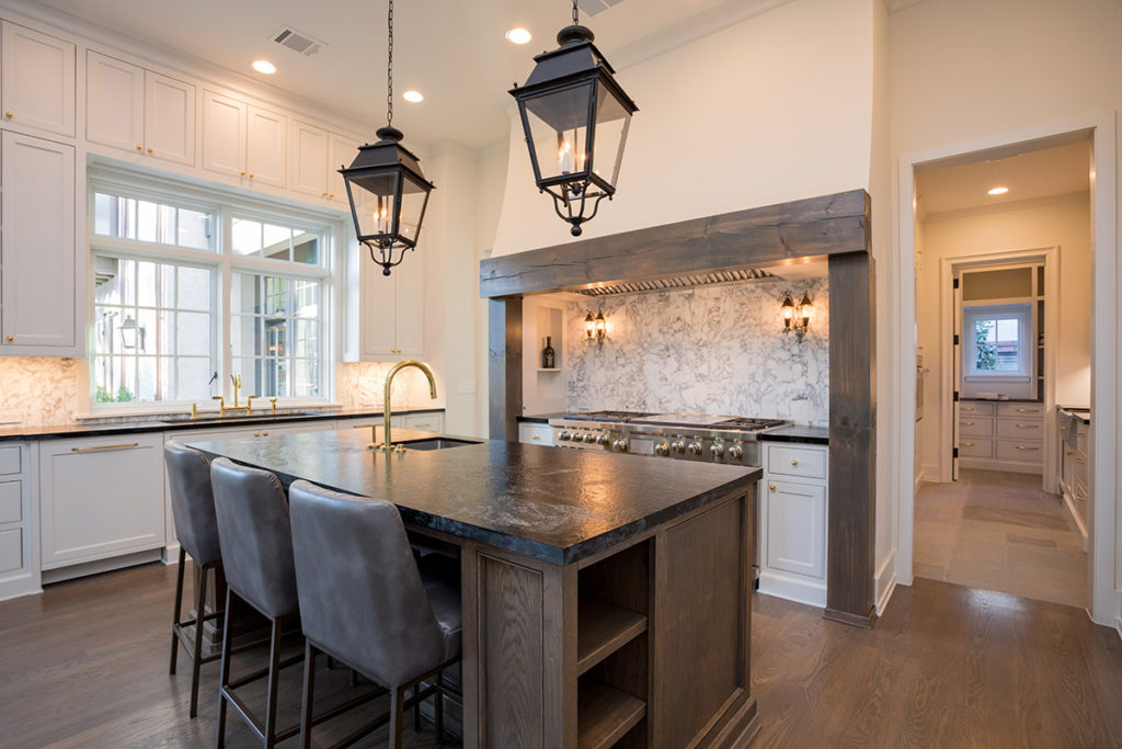 river oaks luxury custom home kitchen