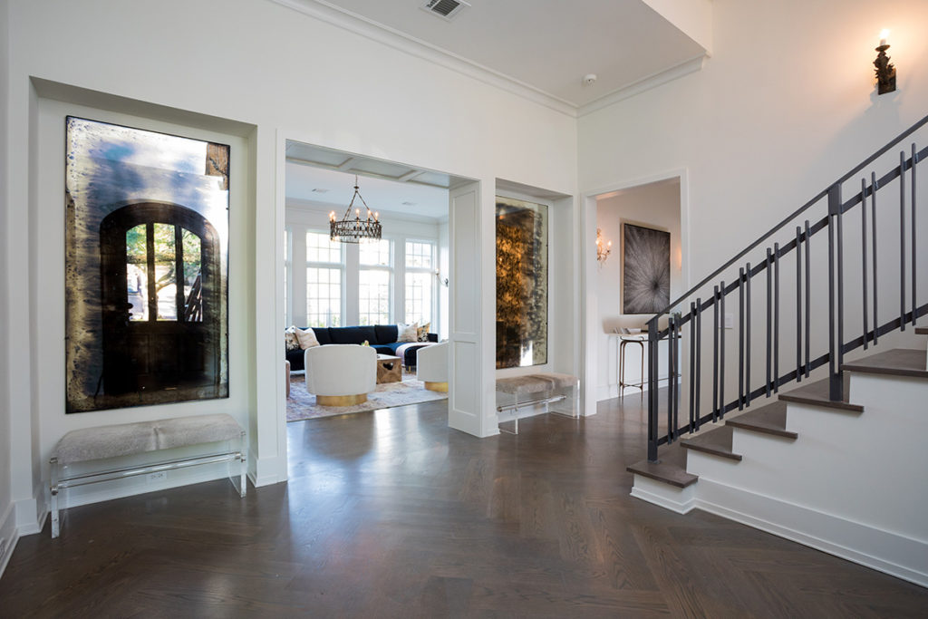 River Oaks Estate, custom River Oaks home foyer