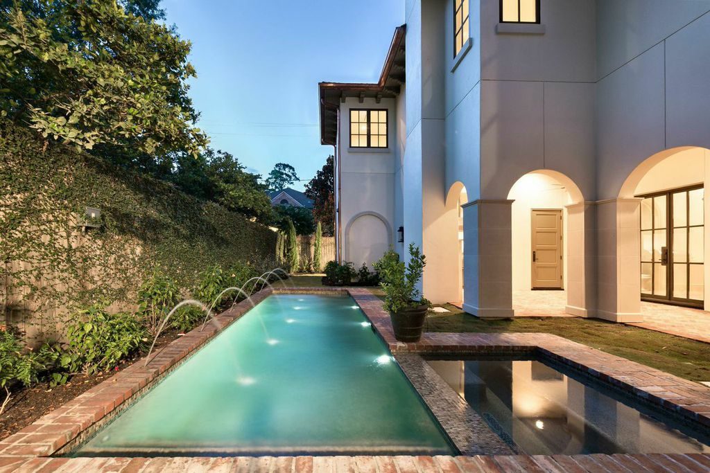 mirador builders swimming pool, garden area