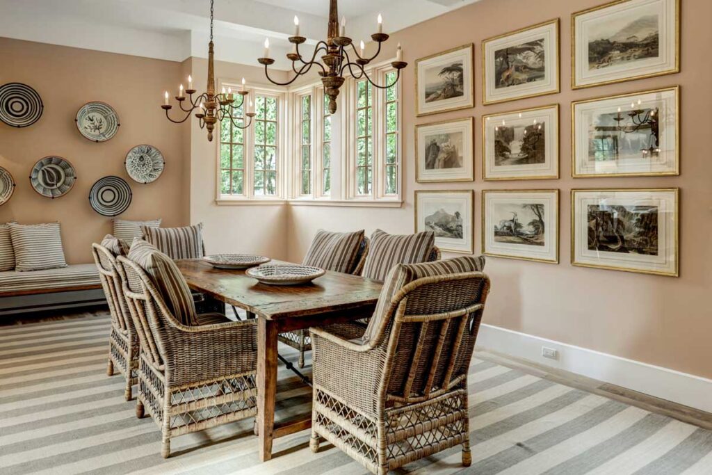 Formal Dining Room in a Custom Home