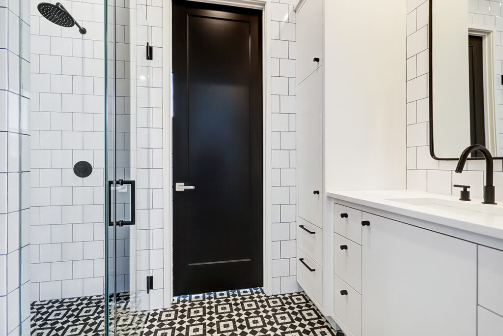 unique custom tile restroom